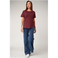 Женская базовая хлопковая футболка Happyfox