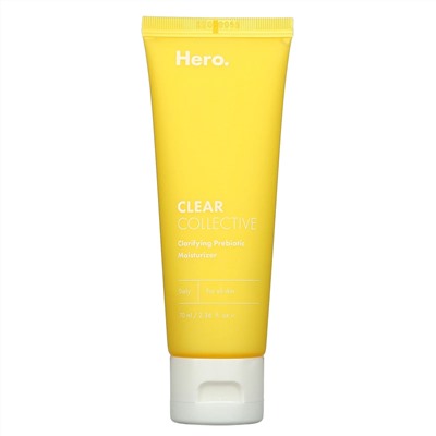 Hero Cosmetics, Clear Collective, Clarifying Prebiotic Moisturizer, 2.36 fl oz (70 ml)