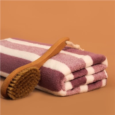 Полотенце банное «Этель. Геометрия», 70×140 см, фиолетовое