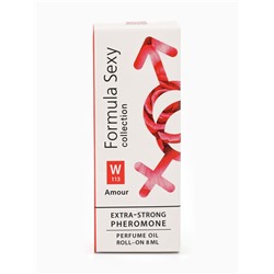 Парфюмерное масло женское с феромонами Formula Sexy Collection Amour W113, 8 мл (по мотивам Amor Amor (Cacharel)