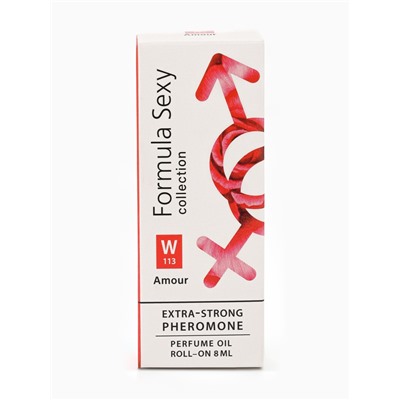 Парфюмерное масло женское с феромонами Formula Sexy Collection Amour W113, 8 мл (по мотивам Amor Amor (Cacharel)