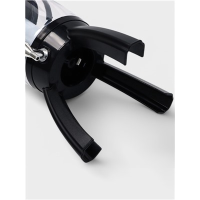 Пивной бочонок «Банный», колба 3 л, ёмкость для льда, подсветка, пластик, чёрный