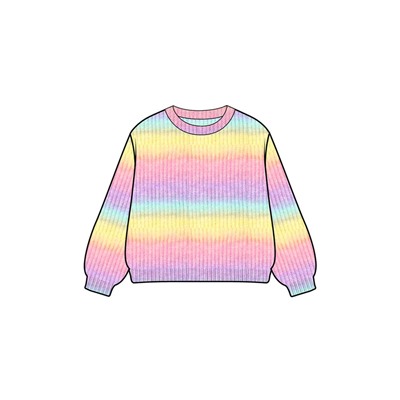 Джемпер трикотажный для девочек