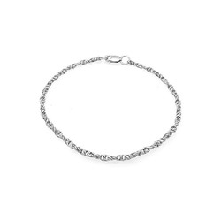 Браслет из серебра без вставки, ТР-аврора 0,5