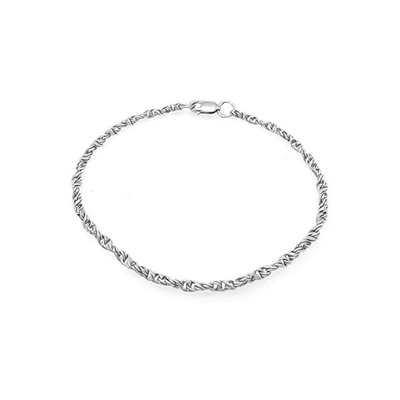 Браслет из серебра без вставки, ТР-аврора 0,5