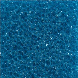 Губка прямоугольная для фильтра № 15, крупнопористая, 12×12×20 см, синяя
