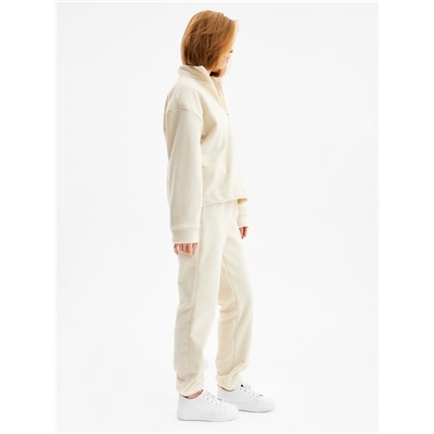 Костюм женский (анорак, брюки) MINAKU: Fleece Soft, размер 42, бежевый