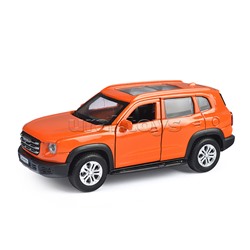 Машина металл Haval Dargo 12 см, (отк. дв, багаж, терракотовый) инерц., в коробке