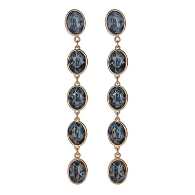 Серьги с кристаллами Swarovski