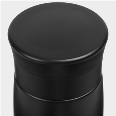 УЦЕНКА Термос с рисунком «Сила духа», 500 мл, чёрный