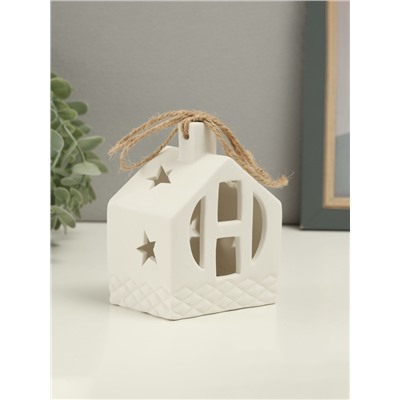 Фигурка светящаяся TAKE IT EASY «Домик», керамика, 8.5×8.5×11 см