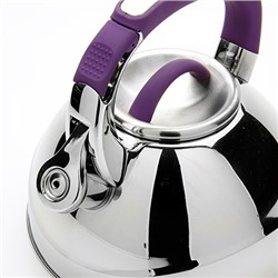 23587 Чайник мет 2,7л со свистком фиолетов МВ(х12)