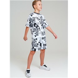 Комплект трикотажный для мальчиков: фуфайка (футболка), шорты