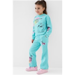 Комплект трикотажный для девочек: толстовка, брюки PLAYTODAY, 1243355