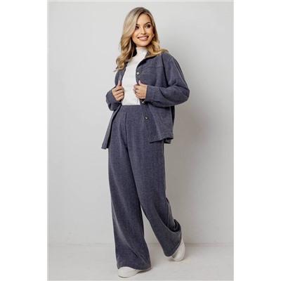 Жакет женский  4458Ф/02/Сиреневый меланж