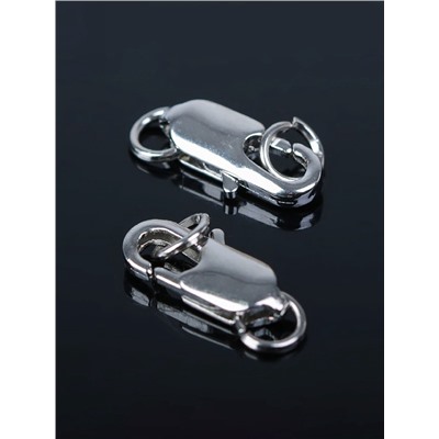 Замок карабин СМ-562-8, 5 шт. 14 мм, цвет серебро