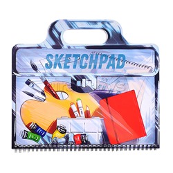 Скетчпад 60 л. "Портфель художника" блок - белый офсет 120 г/м²
