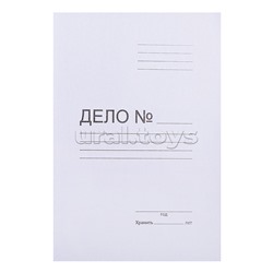 Скоросшиватель A4 картонный мелованный белый (370 г/м²)