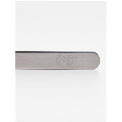 Пинцет для бровей профессиональный, скошенный, широкий, 9.6 см