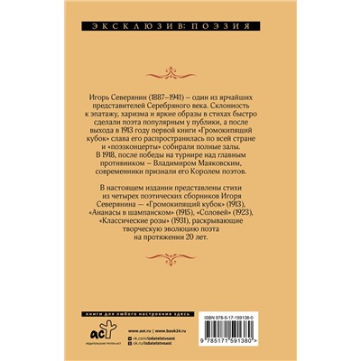 428484 АСТ Игорь Северянин "Ананасы в шампанском"
