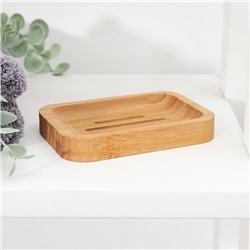 Мыльница, 11.5×8×1.7 см, бамбук