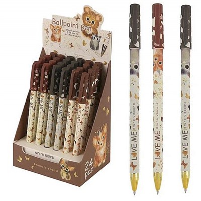 Ручка шариковая 0.38 мм "ЛЮБОВЬ. Друзья" синяя 20-0215/74 Bruno Visconti