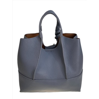 Женская сумка из искусственной кожи, цвет  серый