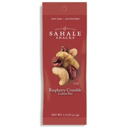 Sahale Snacks, Смесь кешью и малиновый крамбл,  9 упаковок по 1.5 унции (42.5 г)