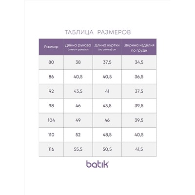 BATIK Куртка