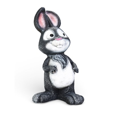 Садовая фигура «Зайчик Федя» из полистоуна, 24×17×42 см