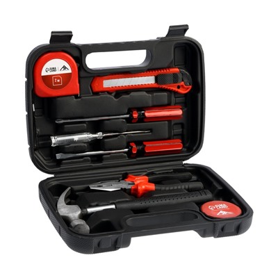 Набор инструментов в кейсе ЛОМ, в подарочной упаковке «НОВЫЙ ГОД», 8 предметов