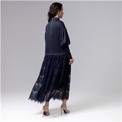 Платье комбинированное с кружевом, История в кружевах