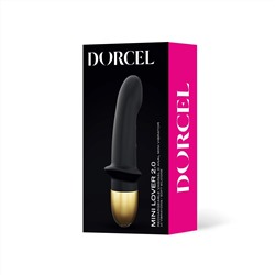 Черный вибратор Mini Lover Black 2.0 - 16,5 см.