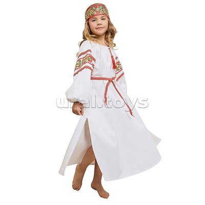 Костюм "Купава" платье-рубашка детская размер 128-64