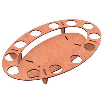 Подставка для кулича и яиц Овал / МБ18-251 /уп 30/ Пасха/ ПРОМО АКЦИЯ