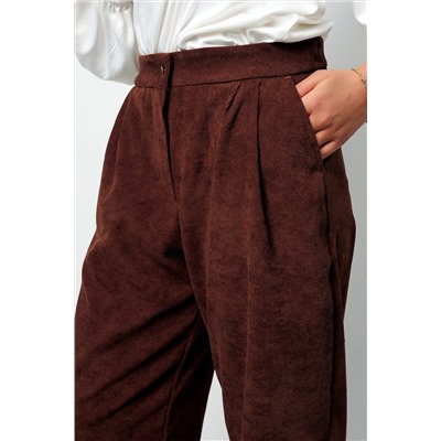 Костюм с брюками вельветовый с жилеткой 399BRN НАТАЛИ, 1087800