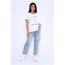 Футболка 80036 (Молочный)