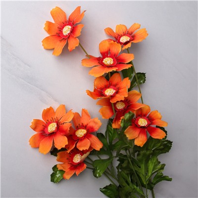 Цветок искусственный Хризантема кустовая 90 см / CPC-90 /уп 600/