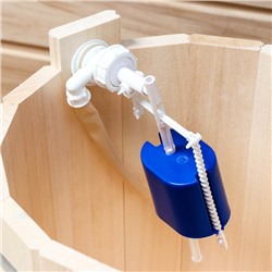 Обливное устройство для бани, 15 л, липа, с переливным устройством