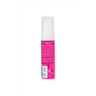 Интимный гель на водной основе Tutti-Frutti Bubble Gum - 30 гр.