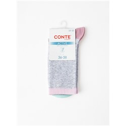 Удлиненные CONTE ACTIVE Удлиненные женские хлопковые носки
