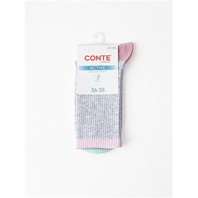Удлиненные CONTE ACTIVE Удлиненные женские хлопковые носки
