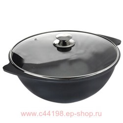 Кукмара Казан для плова со стеклянной крышкой 4,5 л АП к47а Кук