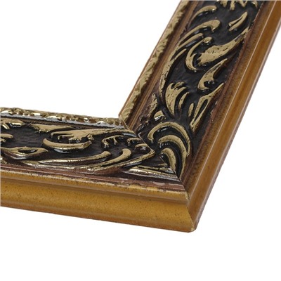 Рама для картин (зеркал) 50×50×4 см, дерево «Версаль», золотая