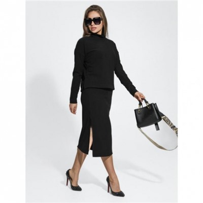 Костюм с юбкой Кортни (Чёрный)