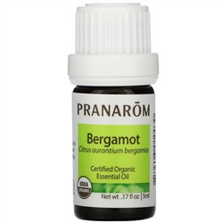 Pranarom, Essential Oil, Bergamot, .17 fl oz (5 ml)