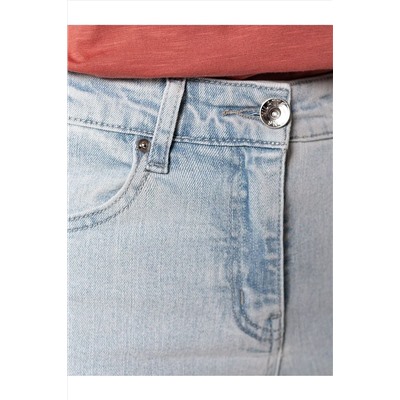 Джинсы трубы из эластичного денима VILATTE, 1230658