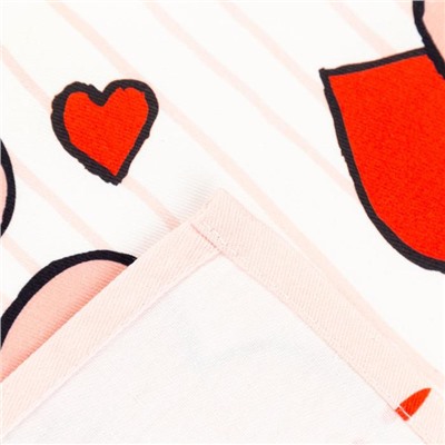 Фартук «Этель» Cat's love 60×65 см, 100% хлопок, саржа 190 г/м²