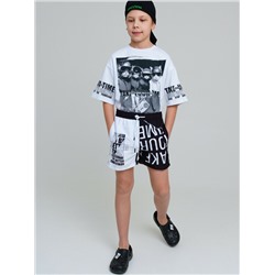 Шорты текстильные плавательные для мальчиков, средней длины