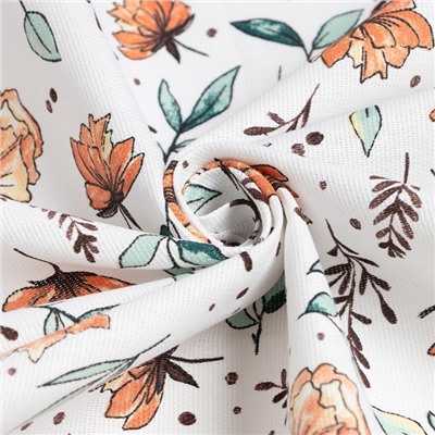 Скатерть Доляна Oleander 149×180 см, 100% хлопок, рогожка 164 г/м²